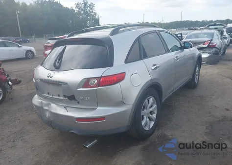 2004 Infiniti Fx35 из США, поврежденный, VIN JNRAS08W64X223745